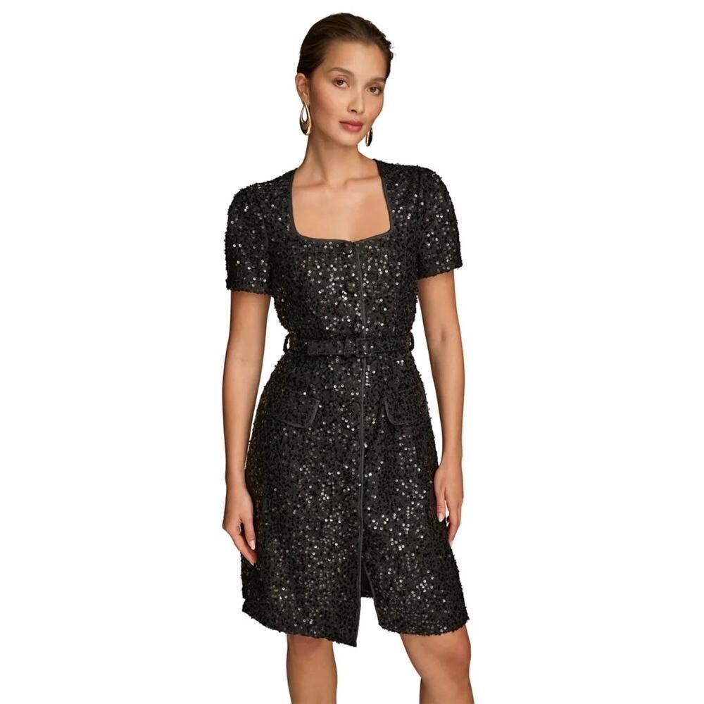 Donna Karan New York
Women's Puff Sleeve Sequin Sheath Dress